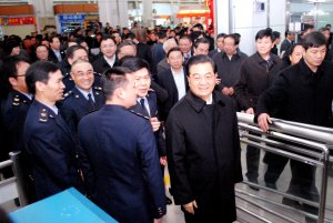 胡錦濤總書記大年初一視察廈門檢驗檢疫工作