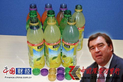 美汁源飲料瓶蓋存衛(wèi)生隱患 消費者驚呼不會再買